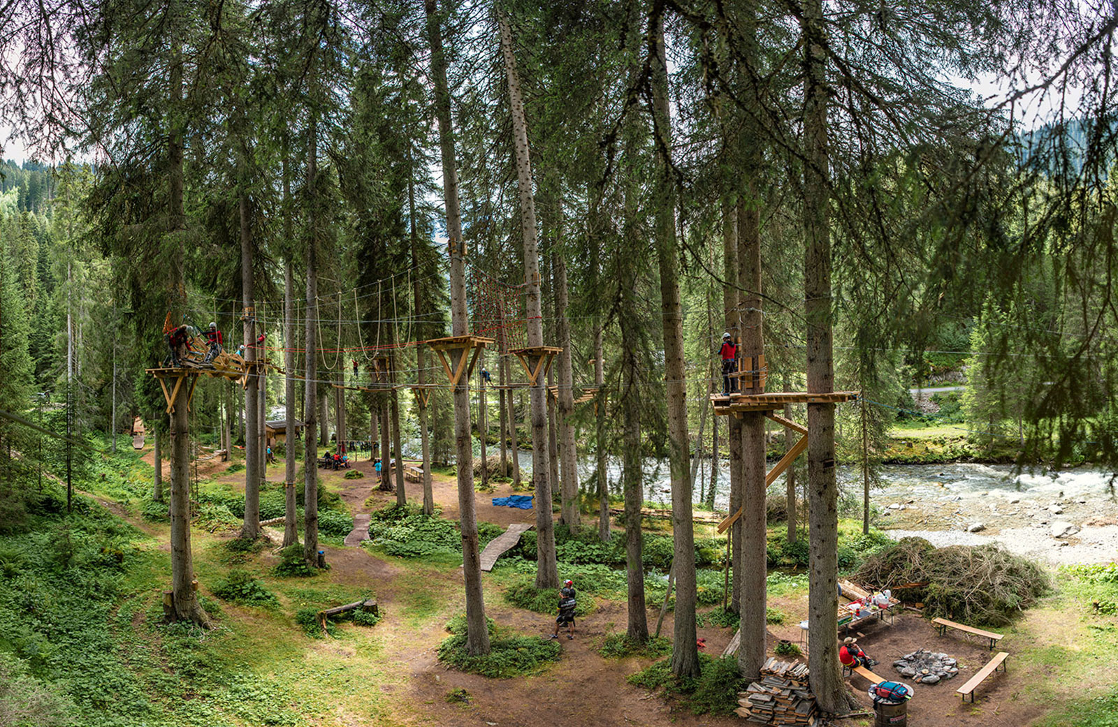 Hoch- und Niederseilgarten im Verwall