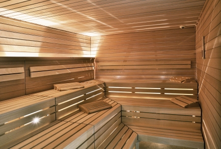 Bild: Sauna im Wellnessbereich Hotel Arlmont am Arlberg