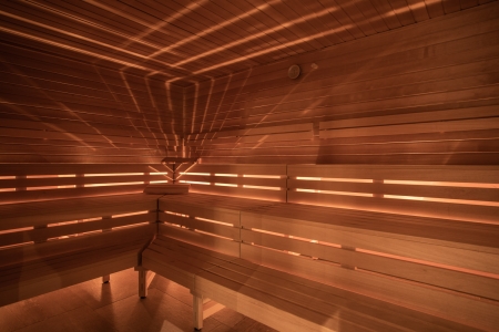 Bild: Entspannung in der finnischen Sauna in St. Anton