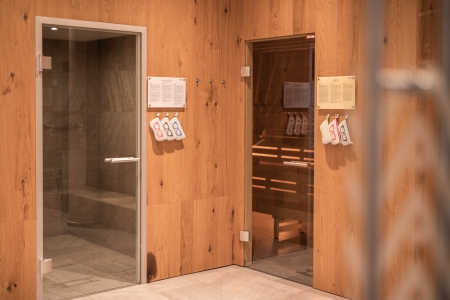 Bild: Sauna area in the spa and wellness area Hotel Arlmont