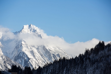 Bild: Bergpanorama in St. Anton vom Zimmer im Hotel Arlmont