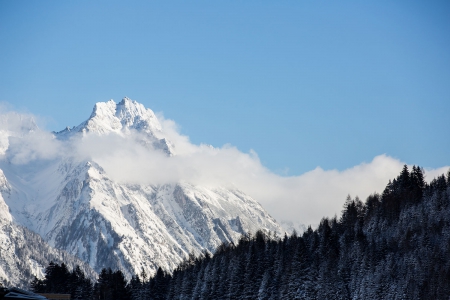 Bild: Mountain panorama in St. Anton from the room in Hotel Arlmont