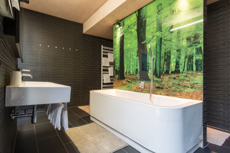 Bild: Designhotel Arlmont am Arlberg Badezimmer